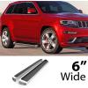 image:imageAPS Running Boards 6in Compatible with Jeep Grand Cherokee 20112021 Include 22 WKExclude Limited X amp High Altitude amp Summit amp SRT amp SRT8 amp Trackhawk amp Trailhawk 304 Stainless Steel Nerf BarsAluminum Silver