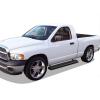 image:imageAPS Running Boards Compatible with Dodge Ram 1500 20022008 Regular Cab amp Ram 2500 3500 20032009 Exclude Daytona Rumble Bee and SRT10 Models Silver 5in 304 Stainless SteelBlack