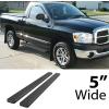 image:imageAPS Running Boards Compatible with Dodge Ram 1500 20022008 Regular Cab amp Ram 2500 3500 20032009 Exclude Daytona Rumble Bee and SRT10 Models Silver 5in 304 Stainless SteelBlack