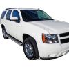 image:imageAPS Running Boards Nerf Bars Side Steps Step Bars Compatible with Chevy Tahoe GMC Yukon 20002020 4Dr Exclude Z71 Denali Yukon XL Stainless Steel Black Powder Coated 5inAluminum Silver