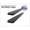 image:imageAPS Running Boards Nerf Bars Side Steps Step Bars Compatible with Dodge Dakota 20052011 Club Cab Stainless Steel Black Powder Coated 5 inchesAluminum Black