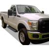 image:imageAPS Running Boards Nerf Bars Side Steps Step Bars Compatible with Ford F250 F350 Super Duty 19992016 Regular Cab Stainless Steel Black Powder Coated 6 inchesAluminum Black