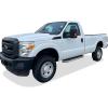 image:imageAPS Running Boards Nerf Bars Side Steps Step Bars Compatible with Ford F250 F350 Super Duty 19992016 Regular Cab Stainless Steel Black Powder Coated 6 inchesPolished