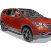 image:imageAPS Running Boards Nerf Bars Side Steps Step Bars Compatible with Honda CRV 20072016 Silver 5in 304 Stainless SteelAluminum Black