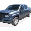 image:imageAPS Running Boards Nerf Bars Side Steps Step Bars Compatible with Honda Ridgeline 20062014 Crew Cab Silver 5in 304 Stainless SteelStainless Steel Black  Flat Style