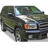 image:imageAPS Running Boards Nerf Bars Side Steps Step Bars Compatible with Nissan Pathfinder 1999052004 Black Powder Coated 4 inchesAluminum Black