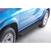 image:imageAPS Running Boards Nerf Bars Side Steps Step Bars Compatible with Nissan Pathfinder 1999052004 Black Powder Coated 4 inchesAluminum Black