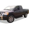 image:imageAPS Running Boards Nerf Bars Side Steps Step Bars Compatible with Nissan Titan 20042024 King Cab Exclude 2016 Models amp Titan XD 1719 Stainless Steel Black Powder Coated 6 inchesAluminum Black