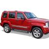image:imageAPS Silver 6in 304 Stainless Steel Running Boards Side Bars Side Steps Compatible with Jeep Liberty 20082013