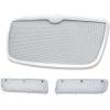 image:imageAPS Compatible with Chrysler 300 20052010 Main Upper Lower Bumper Stainless Steel Black Mesh Front Grill Grille Insert Combo R77677HChrome