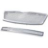 image:imageAPS Compatible with Infiniti FX35 FX45 20032005 Main Upper Lower Bumper Stainless Steel Chrome Mesh Front Grill Grille Insert Combo N77877TChrome