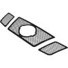 image:imageAPS Compatible with Nissan Frontier 20092021 Main Upper Stainless Steel Chrome Mesh Front Grill Grille Insert N76641TBlack