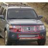 image:imageAPS Compatible with Nissan Pathfinder 20082012 with Logo Show Main Upper Lower Bumper Stainless Steel Chrome Mesh Front Grill Grille Insert Combo N77647T