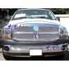 image:imageAPS Compatible with Ram 1500 20062008 amp 0609 2500 3500 Main Upper Stainless Steel Chrome Mesh Front Grill Grille Insert D75719TChrome