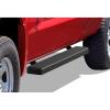 image:imageAPS Running Boards Nerf Bars Side Steps Step Bars Compatible with Dodge Dakota 20052011 Club Cab Stainless Steel Black Powder Coated 5 inchesAluminum Black