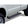 image:imageAPS Running Boards Nerf Bars Side Steps Step Bars Compatible with Ford F250 F350 Super Duty 19992016 Regular Cab Stainless Steel Black Powder Coated 6 inchesStainless Steel Black