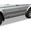 image:imageAPS Running Boards Side Steps Step Bars Compatible with Mitsubishi Montero Sport 19992003 Stainless Steel Black Powder Coated 5 inchesAluminum Black