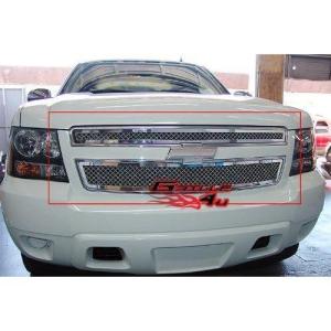 image:imageAPS Compatible with Chevy Avalanche amp Suburban amp Tahoe 20072014 Main Upper Stainless Steel Chrome Mesh Front Grill Grille Insert C76451S
