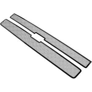 image:imageAPS Compatible with Chevy Silverado 3500HD 2500HD 20072010 Main Upper Stainless Steel Black Mesh Front Grill Grille Insert S18H47757C