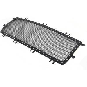 image:imageAPS Compatible with GMC Sierra 1500 20142015 Main Upper Stainless Steel Chrome Mesh Front Grill Grille Insert G75973TBlack