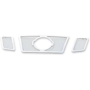 image:imageAPS Compatible with Nissan Frontier 20092021 Main Upper Stainless Steel Chrome Mesh Front Grill Grille Insert N76641TChrome