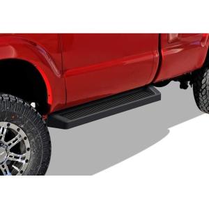 image:imageAPS Running Boards Nerf Bars Side Steps Step Bars Compatible with Ford F250 F350 Super Duty 19992016 Regular Cab Stainless Steel Black Powder Coated 6 inchesAluminum Black