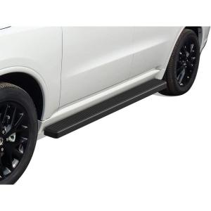 image:imageAPS Running Boards Side Bars Side Steps Step Bars Compatible with Dodge Durango 20112026 4Door Will Not Fit Models with OE Skirt Cladding Stainless Steel Black Powder Coated 5 inchesAluminum Black