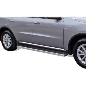 image:imageAPS Running Boards Side Bars Side Steps Step Bars Compatible with Dodge Durango 20112026 4Door Will Not Fit Models with OE Skirt Cladding Stainless Steel Black Powder Coated 5 inchesStainless Steel Polished