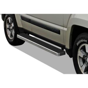 image:imageAPS Silver 6in 304 Stainless Steel Running Boards Side Bars Side Steps Compatible with Jeep Liberty 20082013