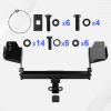 image:imageAPS Rear Trailer Hitch 2 inch Towing Hitch Receiver Class 3 Hitch Cover Included Compatible with Ford Escape 20132019