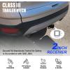 image:imageAPS Rear Trailer Hitch 2 inch Towing Hitch Receiver Class 3 Hitch Cover Included Compatible with Ford Escape 20132019