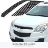 image:imageAPS Compatible with Chevy Equinox 20102015 Main Upper Stainless Steel SS Chrome Billet Front Grill Grille Insert C66738ABlack
