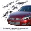 image:imageAPS Compatible with Chevy Impala 20062013 amp 1416 Impala Limited with Fog Light Main Upper Lower Bumper 304 Stainless Steel Chrome Polished 8x6 Billet Front Grill Grille Insert Combo C67920CChrome