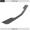 image:imageAPS Compatible with Chevy Silverado 1500 20142015 Lower Bumper Chrome Billet Front Grill Grille Insert C65990ABlack