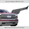 image:imageAPS Compatible with Chevy Silverado 1500 20142015 Lower Bumper Chrome Billet Front Grill Grille Insert C65990ABlack