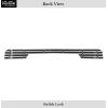 image:imageAPS Compatible with Chevy Silverado 1500 20142015 Lower Bumper Chrome Billet Front Grill Grille Insert C65990AChrome