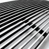 image:imageAPS Compatible with Chevy Trailblazer 20062009 SS Main Upper Aluminum Chrome Horizontal Billet Grille Grill Insert C66468A