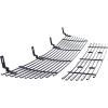 image:imageAPS Compatible with Ford Explorer 20022005 Main Upper Lower Bumper Stainless Steel 8x6 Billet Front Grill Grille Insert Combo F87989C