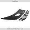 image:imageAPS Compatible with Ford F150 20042005 Main Upper Lower Bumper Stainless Steel Black 8x6 Horizontal Billet Front Grill Grille Insert Combo F67994JBlack