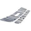 image:imageAPS Compatible with Ford F150 20042005 Main Upper Lower Bumper Stainless Steel Black 8x6 Horizontal Billet Front Grill Grille Insert Combo F67994JChrome