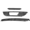 image:imageAPS Compatible with Ford Mustang 19992004 GT V8 with Logo Show Aluminum Chrome Horizontal Billet Grille Grill Insert Combo F67733A