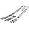 image:imageAPS Premium 304 Stainless Steel Chrome Horizontal Billet Grille Grill Insert Compatible with GMC Sierra 1500 2014 2015 Main Upper N19S27956G
