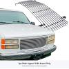 image:imageAPS Premium Stainless Steel SS Chrome Billet Grille Grill Insert Compatible with GMC Suburban Yukon 94 95 96 97 98 99 amp 9498 C K Pickup Main Upper N19A21058G