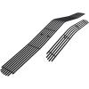 image:imageAPS Compatible with Dodge Challenger 20112014 Phantom Main Upper Lower Bumper Black Billet Front Grill Grille Insert Combo S18H25316D