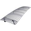 image:imageAPS Compatible with Ford Bronco F150 F250 F350 19871991 Main Upper Stainless Steel Chrome 8x6 Billet Front Grill Grille Insert F85009C