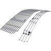 image:imageAPS Compatible with Ford Mustang 20052009 V6 Main Upper Lower Bumper Stainless Steel 8x6 Billet Front Grill Grille Insert Combo F67984CSilver