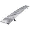image:imageAPS Compatible with Nissan Pickup 19861997 Main Upper Stainless Steel Chrome Polished 8x6 Horizontal Billet Front Grill Grille Insert N85230S