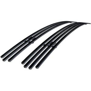 image:imageAPS Compatible with Chevy Blazer 19982005 amp 9804 S10 Criss Cross Main Upper Stainless Steel Chrome 8x6 Billet Front Grill Grille Insert C65705CBlack