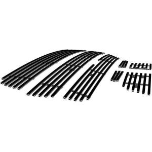 image:imageAPS Compatible with Chevy Trailblazer SS 20062009 Main Upper Lower Bumper Stainless Steel SS Black Billet Front Grill Grille Insert Combo C61007HBlack