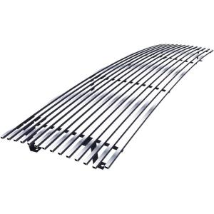 image:imageAPS Compatible with Ford Bronco F150 F250 F350 19871991 Main Upper Stainless Steel Chrome 8x6 Billet Front Grill Grille Insert F85009C